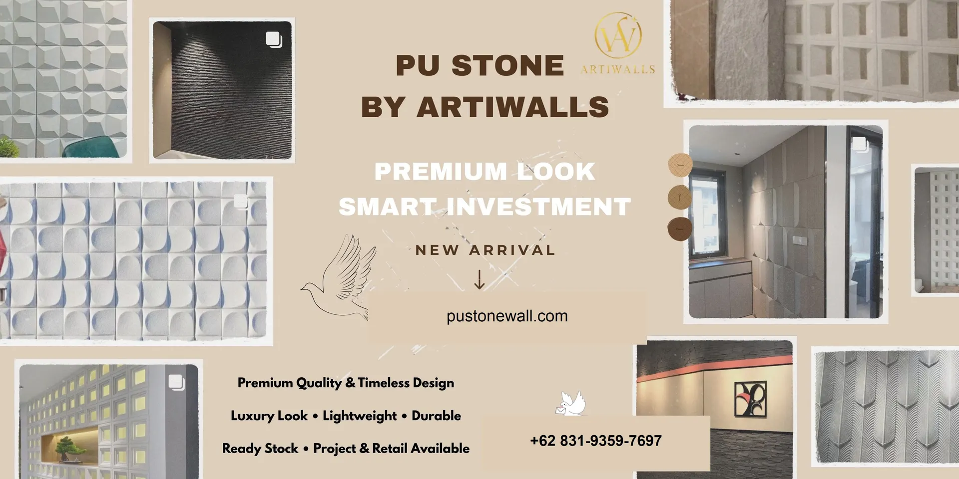 ARTIWALLS PU Stone Banner 2