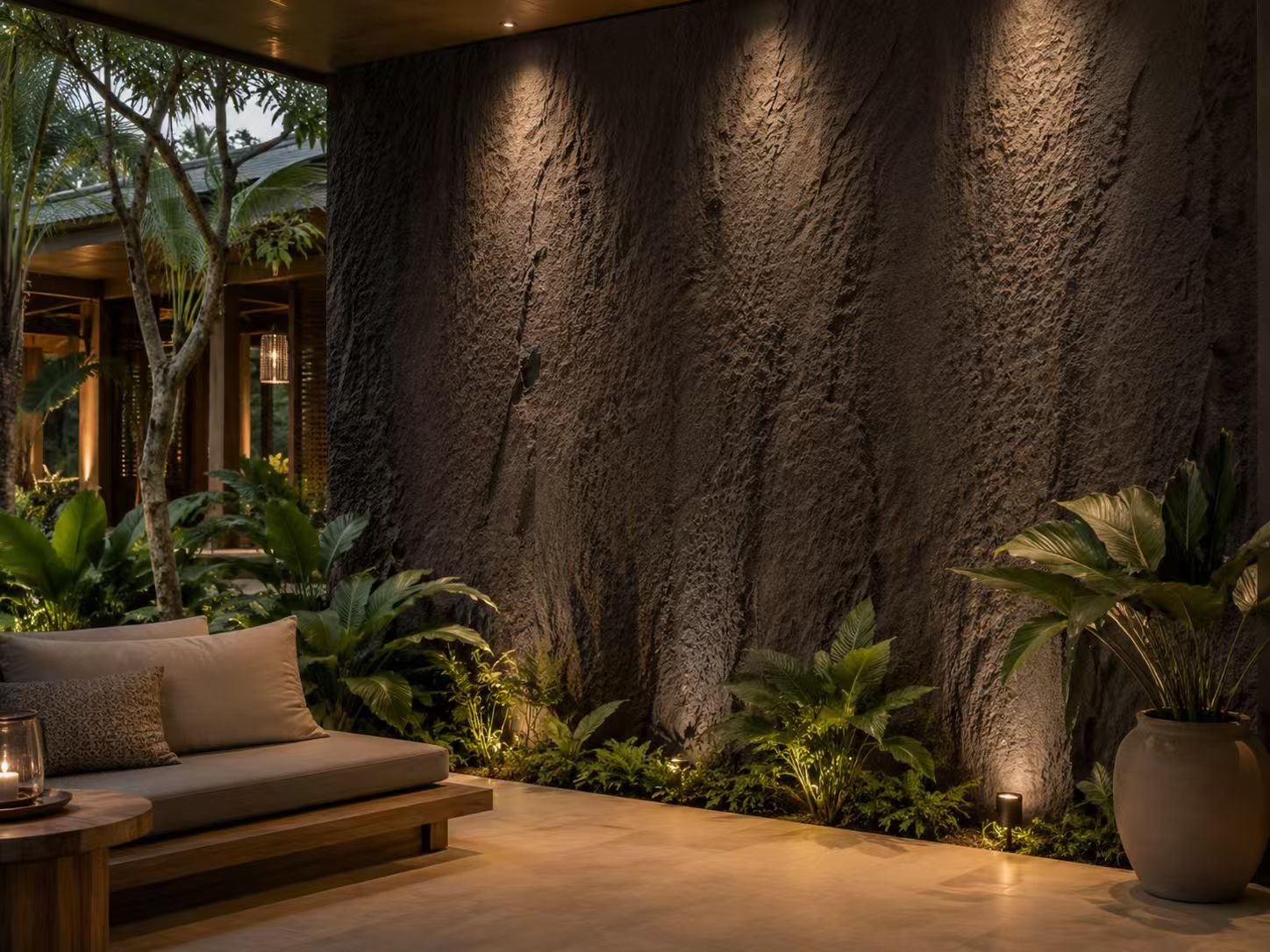 Inspirasi Desain Dinding Cafe dengan PU Stone Panel