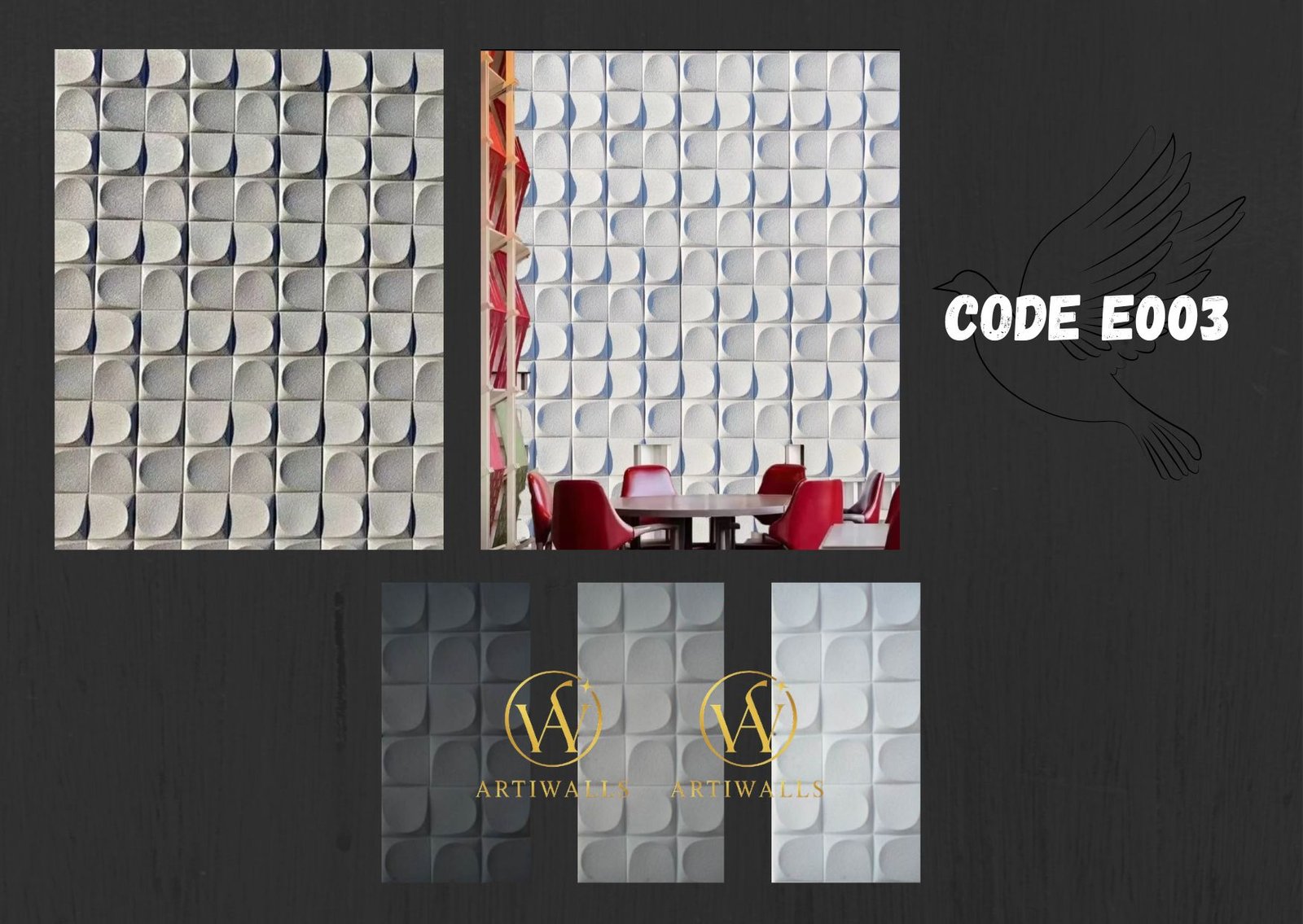 PUSTONE CODE E003 PU Stone Wall Panel